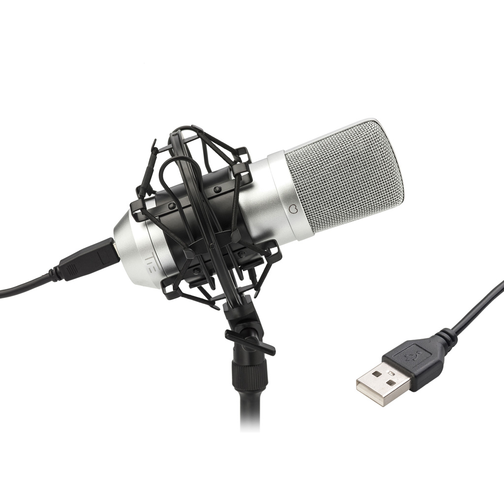 Etna Intento Jugar con Condenser Mic USB silver - E-Commerce-Revolution